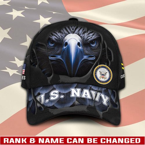 US NAVY Eagle Colors Cap hat CC18FN - DD214club