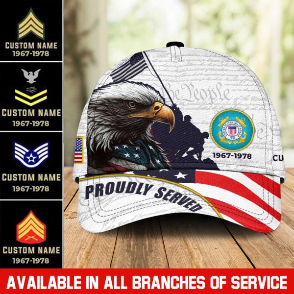 1 USCG American Eagles White Cap CC11