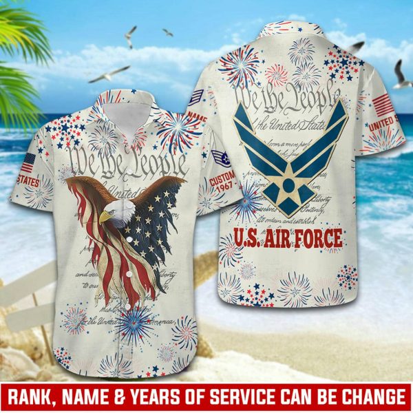 1 Usaf Ranks Guys hawaiian shirts HW104 1