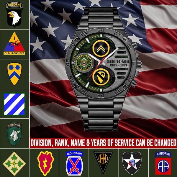 2 Us Army Division Custom Watch Faces SS15