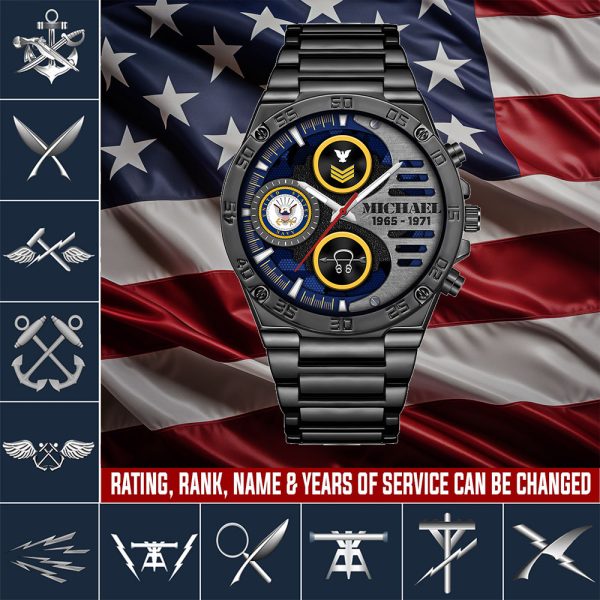 2 Us Navy Rating Custom Watch Faces SS15