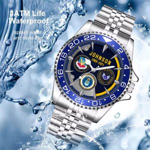 AirFocre Command Mens Silver Watch SS14 1