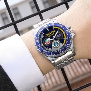 AirFocre Command Mens Silver Watch SS14 5