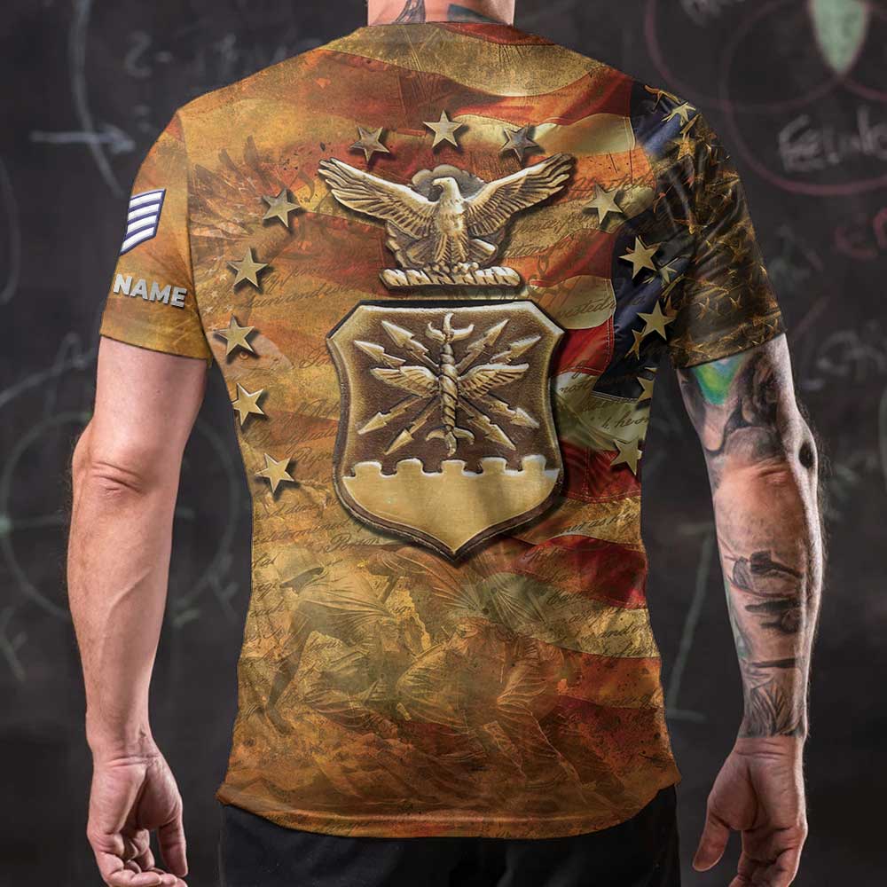 AirForce Badge Custom T shirts TS1001FN 3 AirForce Badge Custom T shirts 4 1
