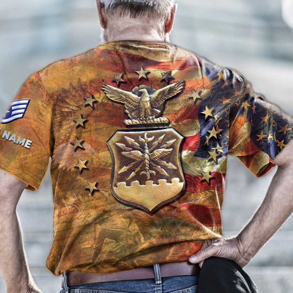 AirForce Badge Custom T shirts TS1001FN 5 AirForce Badge Custom T shirts 5 1