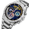 AirForce Badge Male silver watches SS03103 4