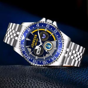 AirForce Badge Mens Silver Watch SS14 5