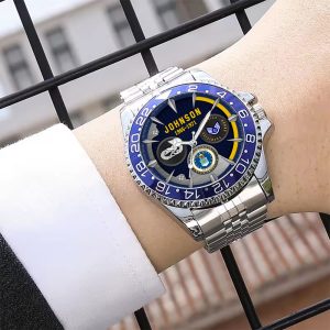 AirForce Badge Mens Silver Watch SS14 6