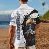 AirForce Badge White Hawaiian Shirt HW103 4 1