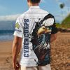 Army Branch White Hawaiian Shirt HW103 4 1