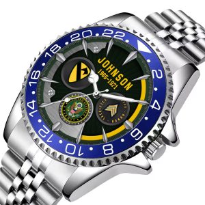 Army Division Mens Silver Watch SS14 3