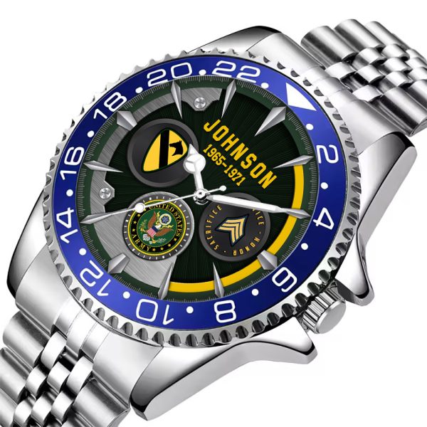 Army Division Mens Silver Watch SS14 3