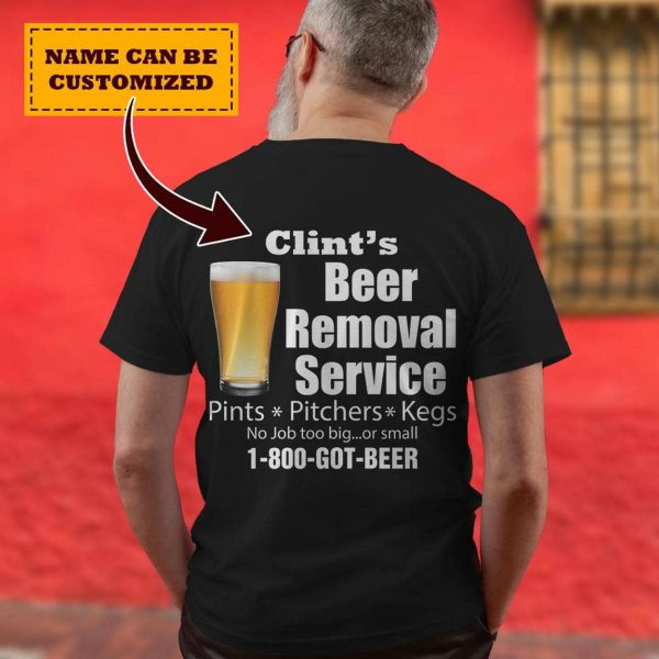 Clint beer removal service shirts beer 1