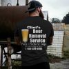 Clint beer removal service shirts beer 2