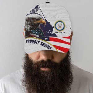 Navy American Eagles White Cap CC11 5