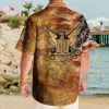 Navy Badge Aloha shirts mens HW102 3 1