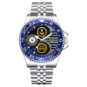 Navy Badge Customise Watch Face SS15 2