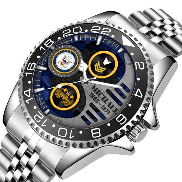 Navy Badge Customise Watch Face SS15 4