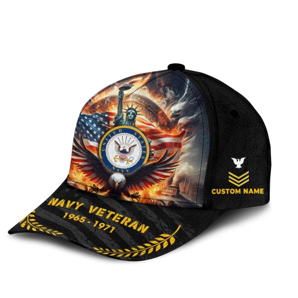 Navy Liberty Veteran caps CC03 4