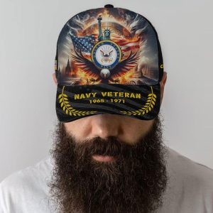 Navy Liberty Veteran caps CC03 5