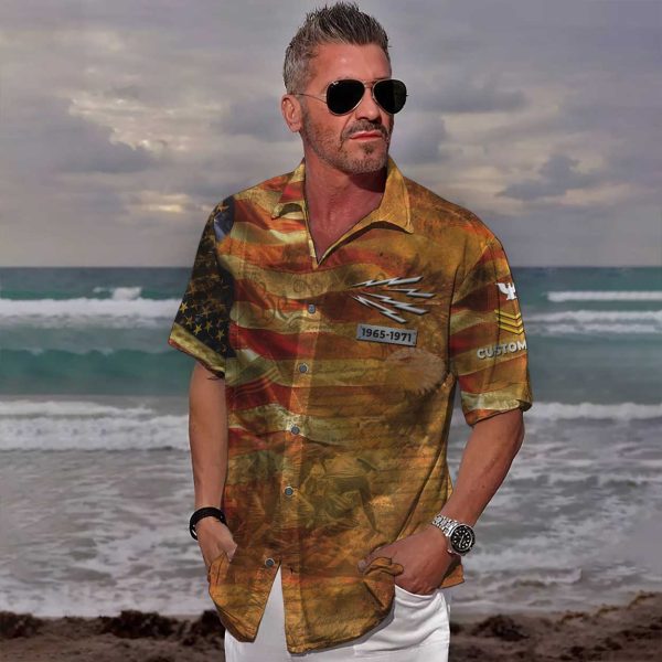 Navy Rating Aloha shirts mens HW102 4