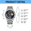 Navy Rating Male silver watches SS03103 4