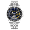 Navy Rating Mens Silver Watch SS14 1