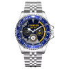 Navy Rating Mens Silver Watch SS14 2