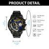 Navy Rating Watch Stainless Steel Black SS01103 3 1