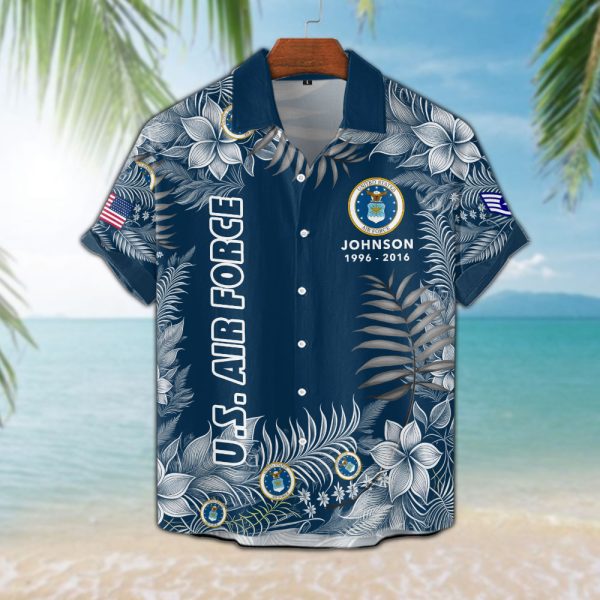 US AIR FORCE Aloha Hawaiian shirts 2 1