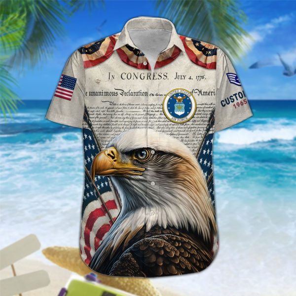 US AIR FORCE Custom aloha shirts CR11FN 2 1