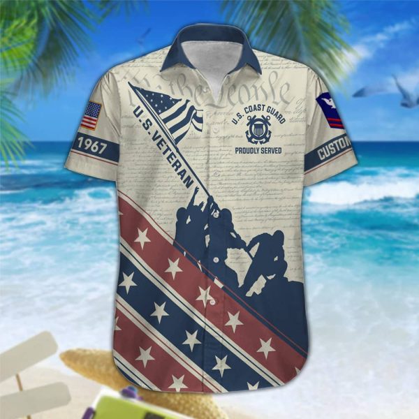 US Coast Guard ratings Hawaii shirt ss1 2