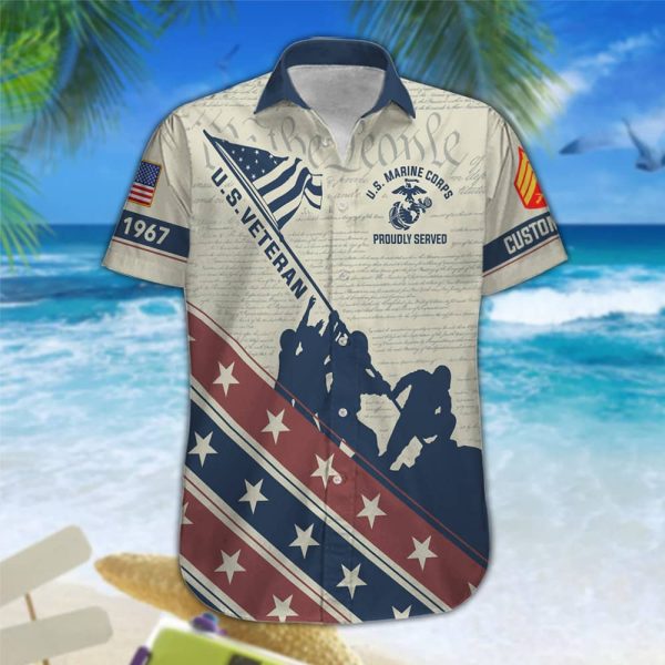 US Marine Corp Hawaii shirt ss1 2