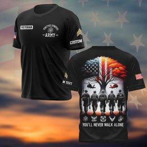 US Military Youll Never Walk Alone Apparel 10