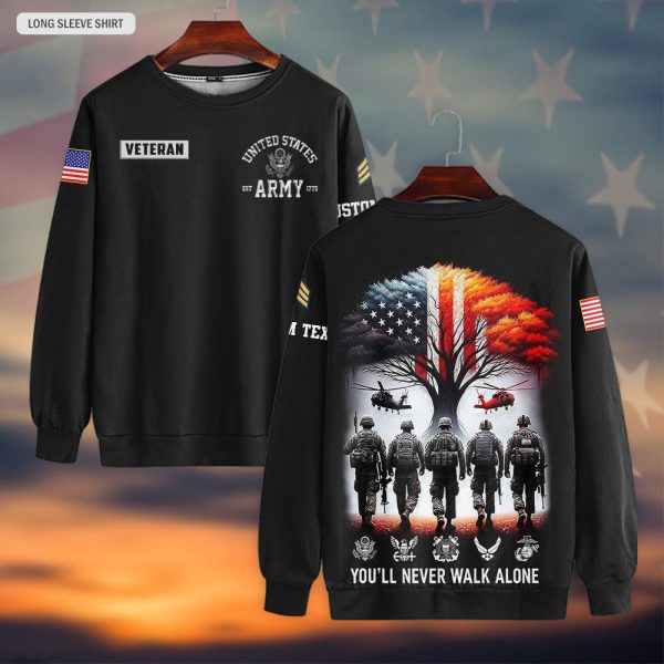 US Military Youll Never Walk Alone Apparel 9