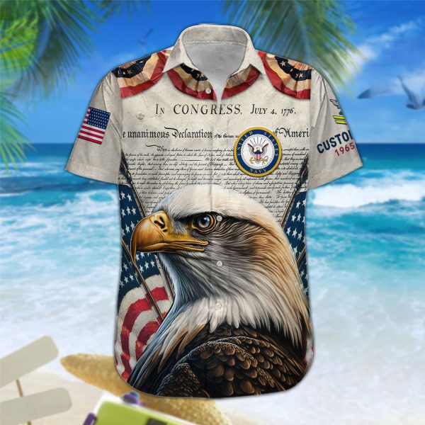 US NAVY Custom aloha shirts CR11FN 2 1