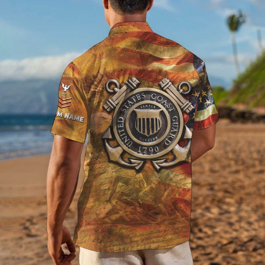 USCG Aloha shirts mens HW102 5 1