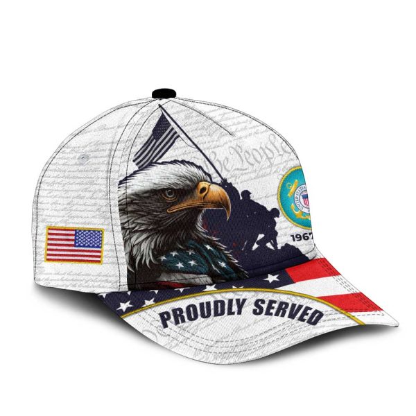 USCG American Eagles White Cap CC11 3