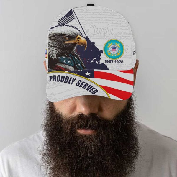 USCG American Eagles White Cap CC11 5 1