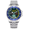 USCG Rating Mens Silver Watch SS14 2