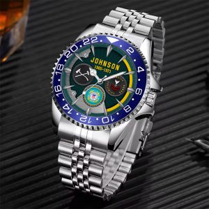 USCG Rating Mens Silver Watch SS14 2