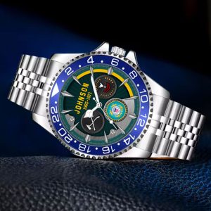 USCG Rating Mens Silver Watch SS14 5