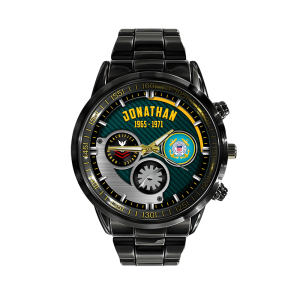 USCG Watch Stainless Steel Black SS01103 1