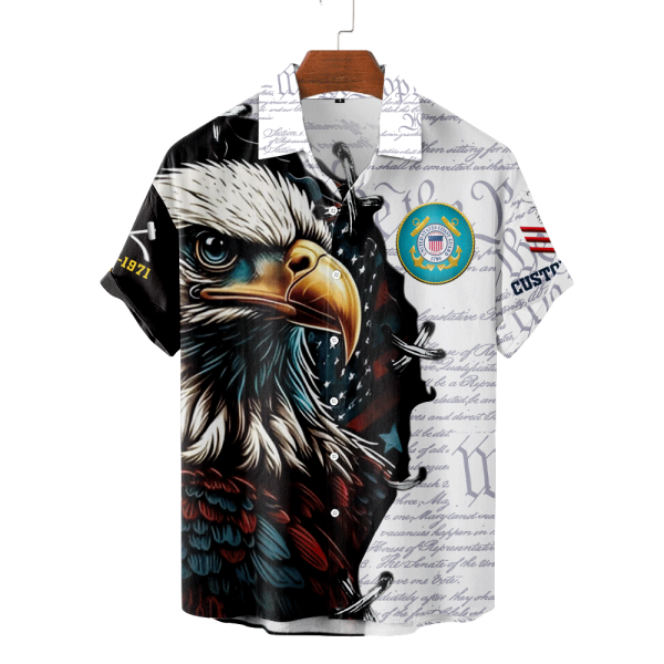 USCG White Hawaiian Shirt HW103 1 1