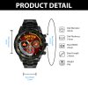 USMC Watch Stainless Steel Black SS01103 3 1