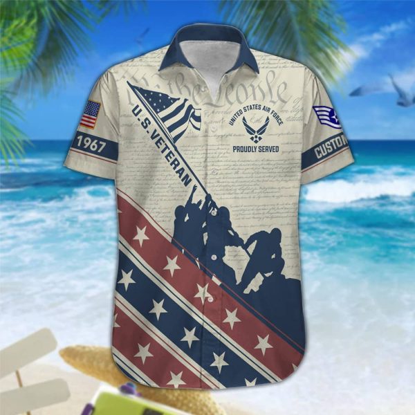 Us Air Force Hawaii shirt ss1 2