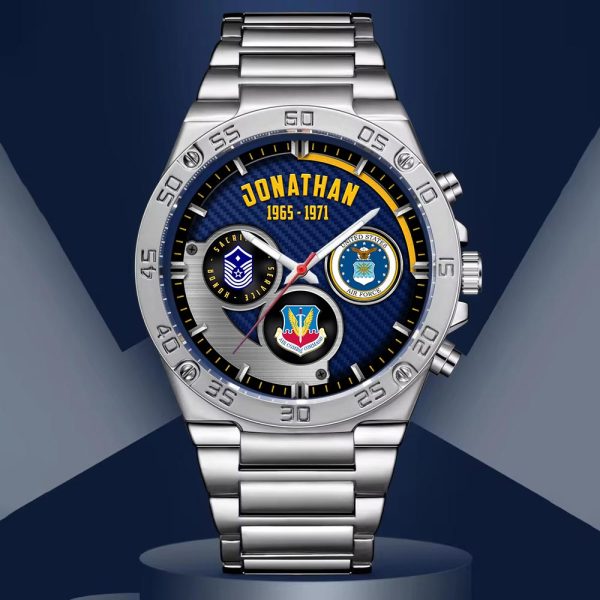 1 AirForce Command Male silver watches SS03103 1