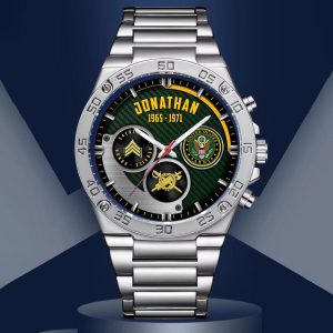 1 Army Branch Male silver watches SS03103