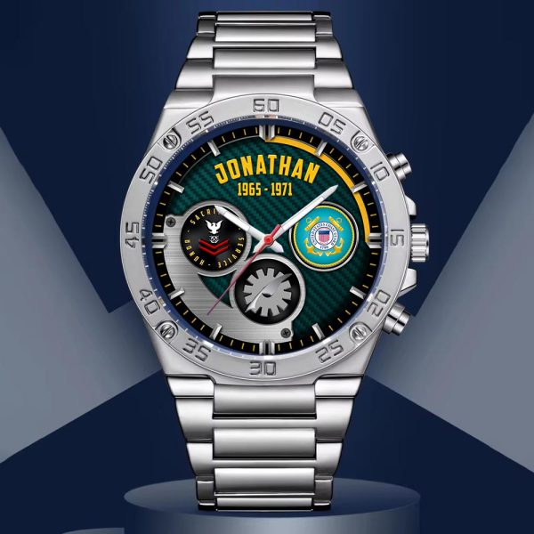 1 USCG Male silver watches SS03103 1