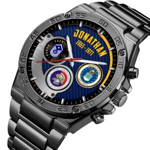 AirForce Badge Male silver watches SS03103 2